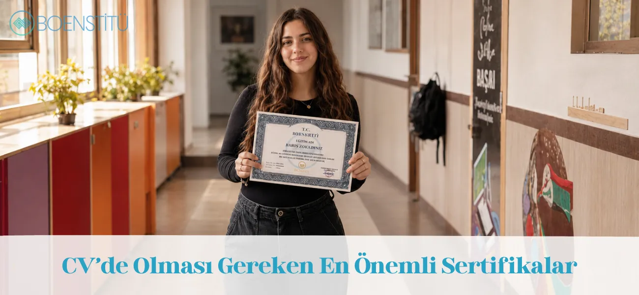 CV’de Olması Gereken En Önemli Sertifikalar