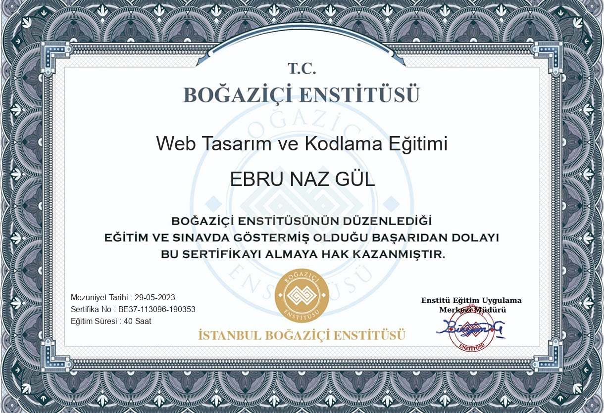 Web Tasarım ve Kodlama Eğitimi