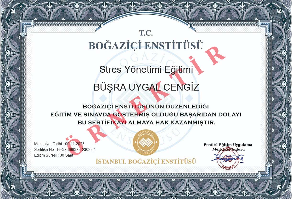 Stres Yönetimi Eğitimi