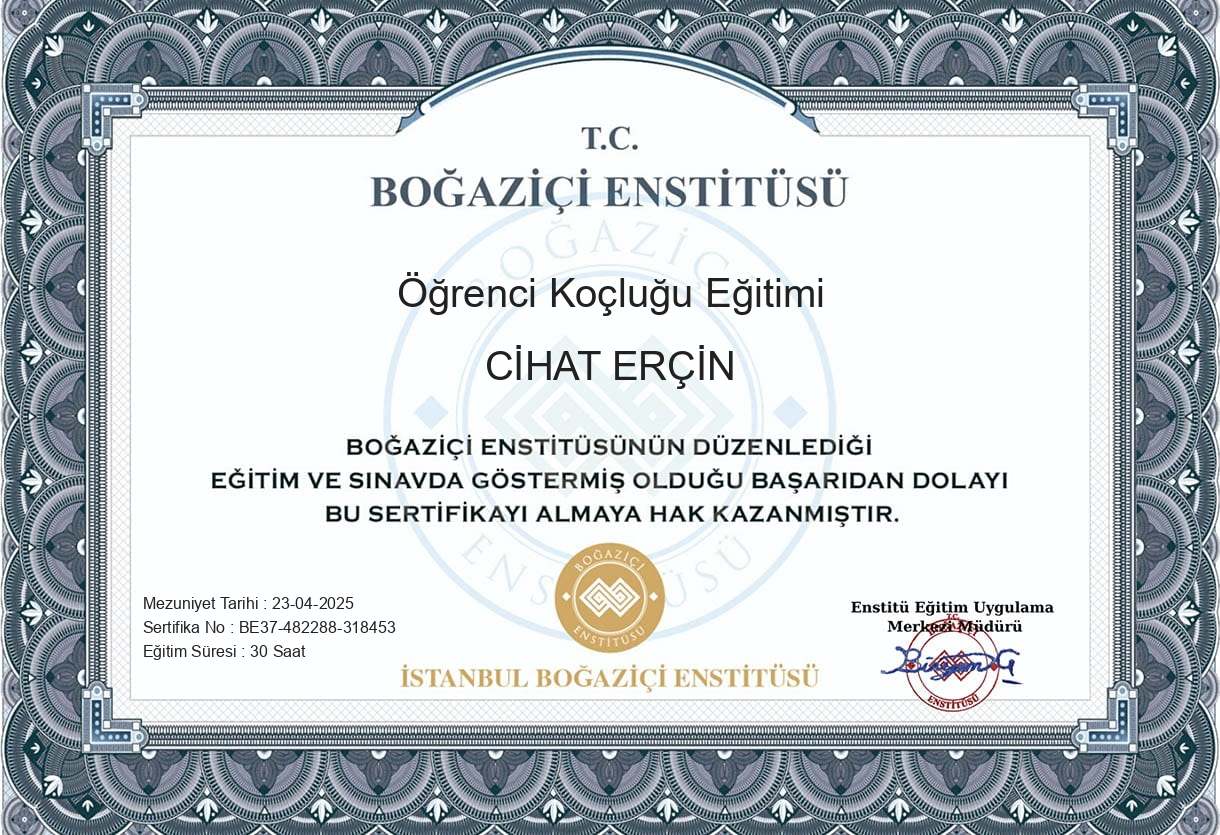 Öğrenci Koçluğu Eğitimi
