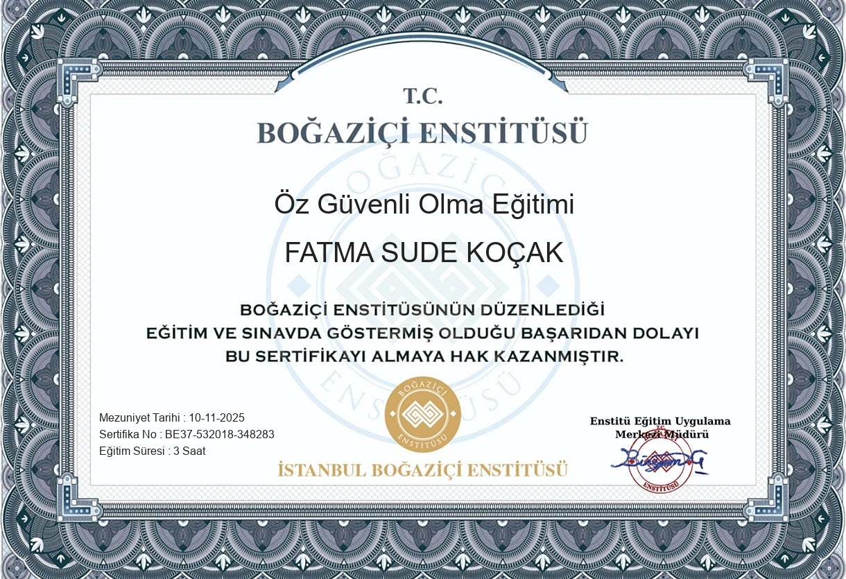 Öz Güvenli Olma Eğitimi