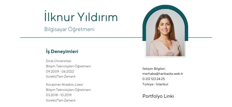 cv fotoğrafı örneği