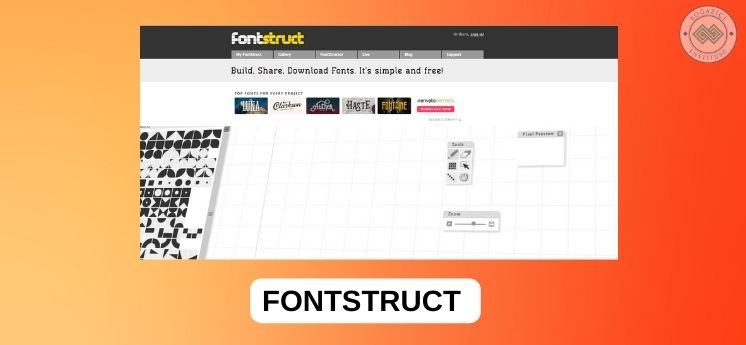 en iyi yazı tipi siteleri fontstruct